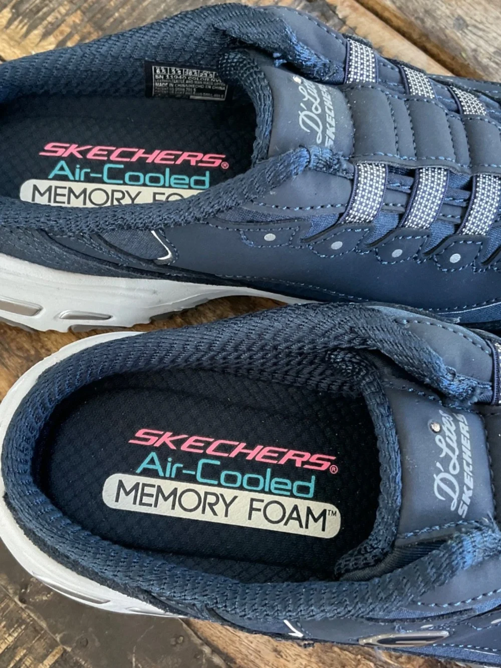D Lite Skechers,blue 6.5